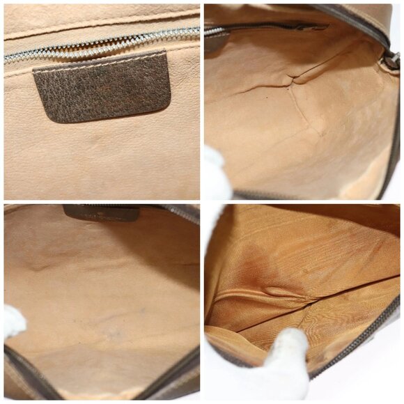 GUCCI GG Supreme Web Sherry Line Shoulder Bag PVC Beige Gold Red Auth ep10859 - Picture 15 of 16